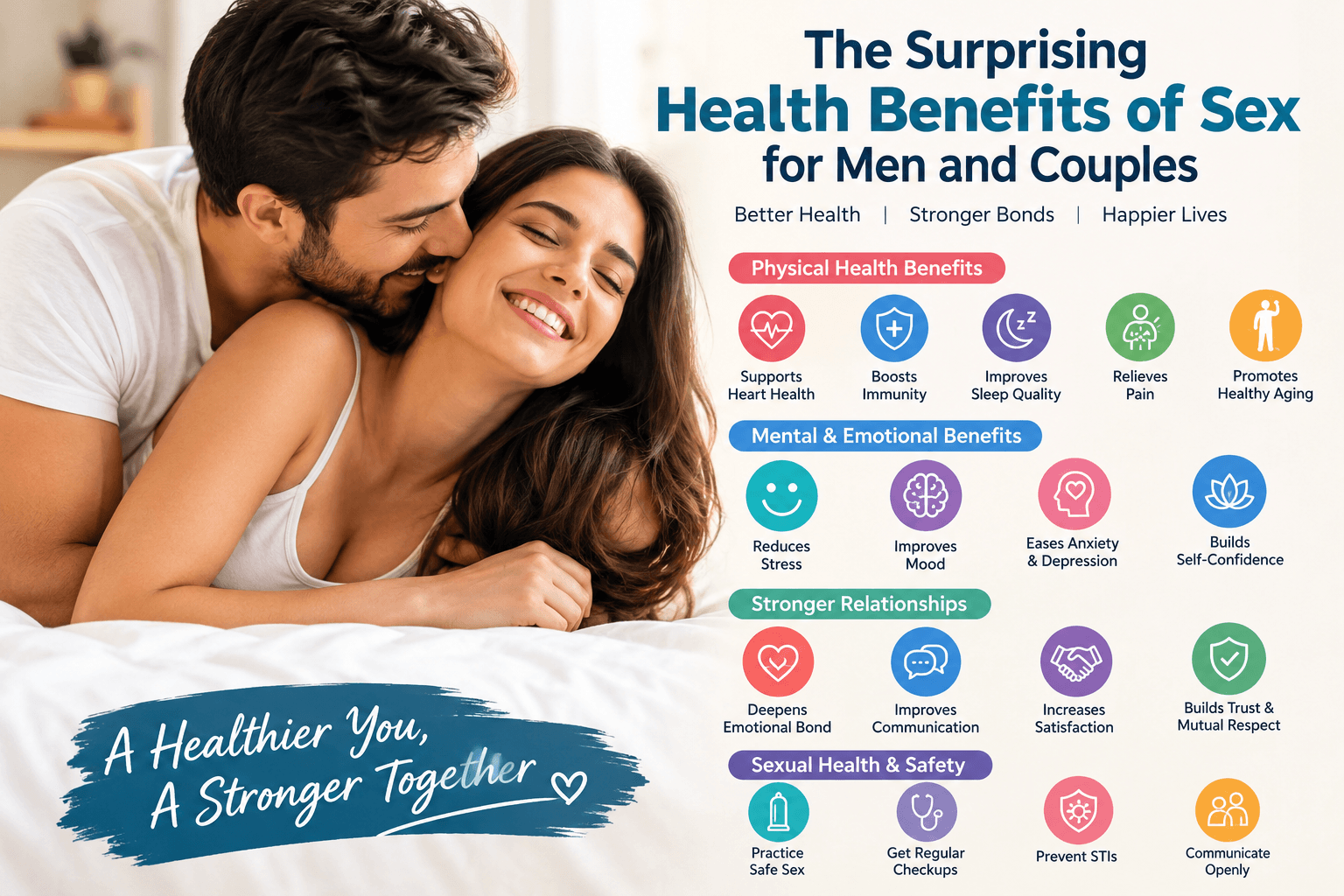 The Surprising Health Benefits of Sex for Men and Couples