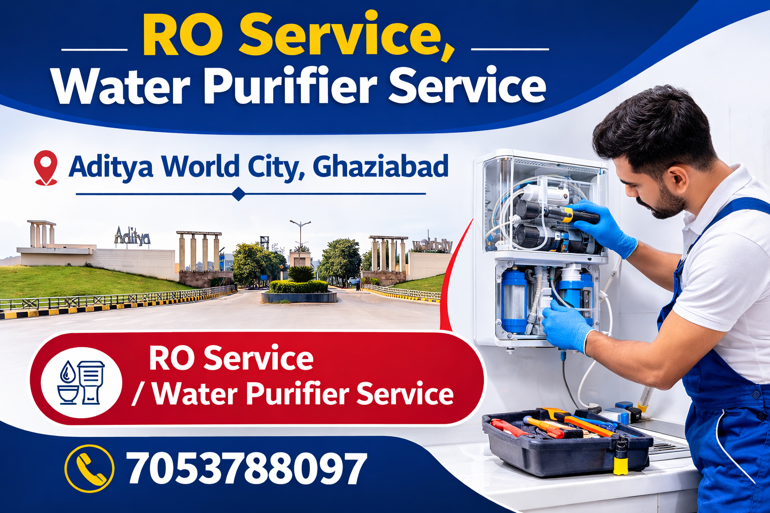 RO Water Purifier Service & Repair in Aditya World City, Ghaziabad