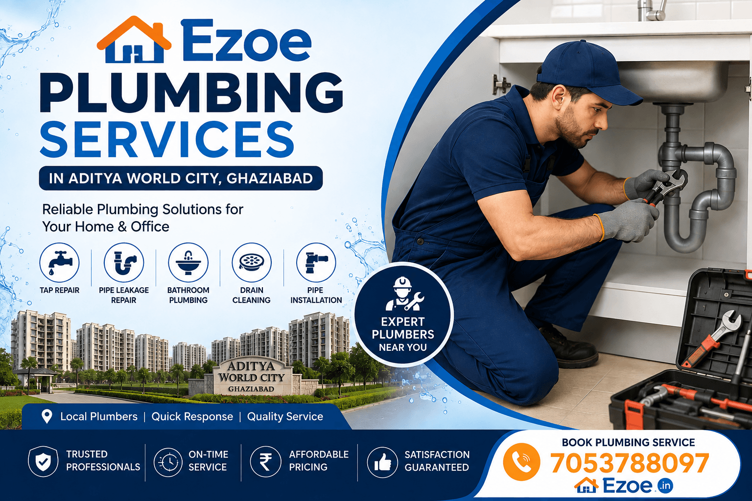 Plumbing Services in Aditya World City, Ghaziabad