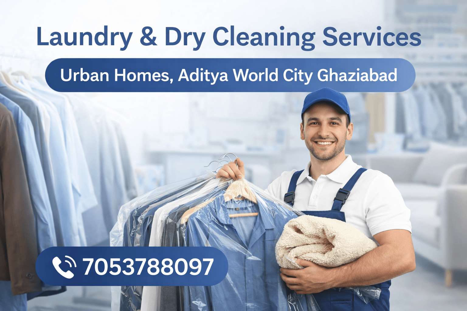 Laundry & Dry Cleaning Services in Urban Homes, Aditya World City Ghaziabad