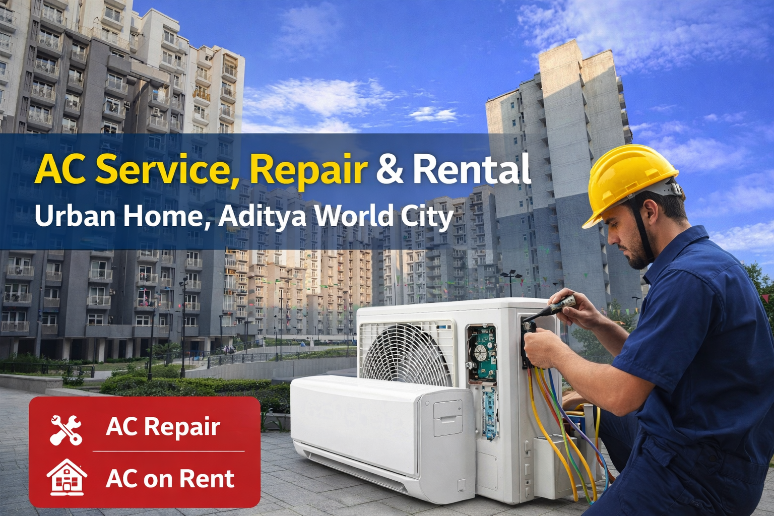 AC Service, Repair & AC on Rent in Aditya World City, Ghaziabad | Urban Home