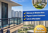Balcony Bird Net Near Me in Aditya World City Ghaziabad | Kabootar Jali Service