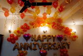 Anniversary Balloon Decoration in Aditya World City, Ghaziabad
