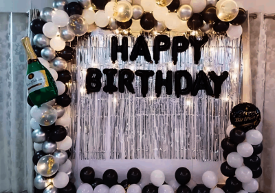 Classic-Black-and-White-Birthday-Party-Decor-in-Aditya-World-City-Ghaziabad-1