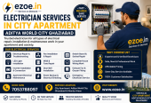 Electrician Services in City Apartment Aditya World City Ghaziabad | Electrical Repair & Maintenance