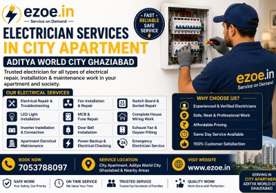 Electrician-Services-in-City-Apartment-Aditya-World-City-Ghaziabad-Electrical-Repair-Maintenance